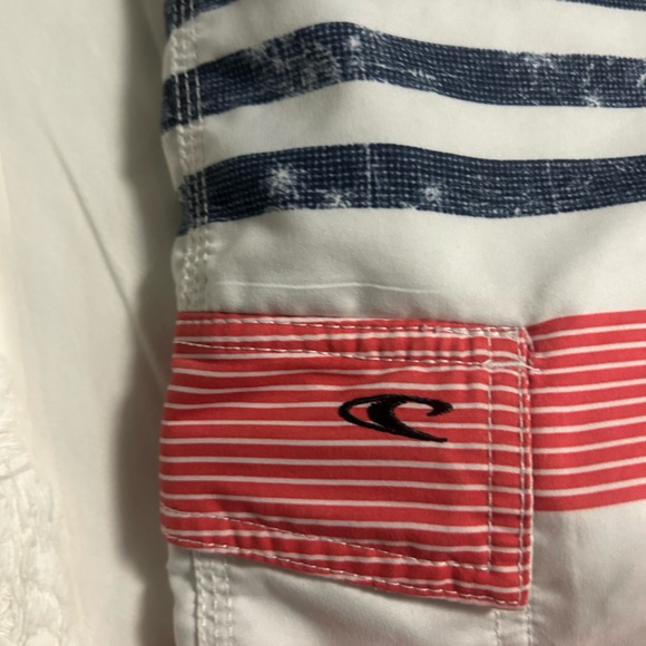 O’Neil American Flag Pattern Swim Shorts - Picture 3 of 4